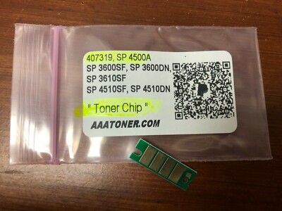 1 x Toner Chip for Ricoh SP 3600, 3610, 4510SF, SP 4510DN Refill