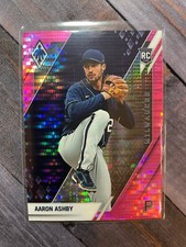 2022 Panini Chronicles Phoenix Pink Aaron Ashby RC #7 Milwaukee Brewers
