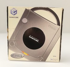 [PL] Gamecube Console Platinum - Model: DOL-101 CIB w/Controller & Cords Working