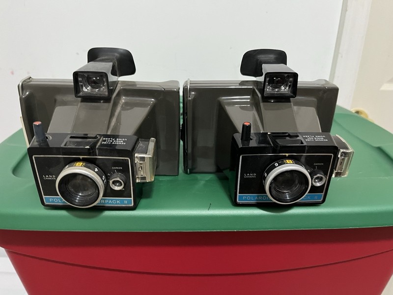 2 ---  Vintage Polaroid colorpack ll Instant Film land  Camera   Untested