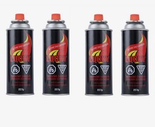 Butane Fuel Gas Canisters Portable Camping Stove 8 Oz. Cartridge, 4 Count