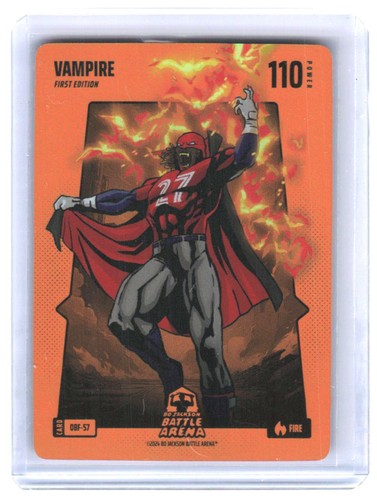 Bo Jackson Battle Arena - Vampire-Fire-Orange Battlefoil-#OBF-57