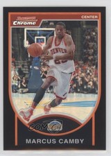 2007 Bowman Draft Picks & Stars Chrome Black Refractor 8/199 Marcus Camby 09is