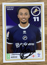 SIGNED EFL 25/26  STICKER - FEMI AZEEZ - MILLWALL