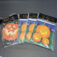 Halloween Trick Or Treat Paper Candy Bags Jack-O-Lantern Pumpkin 29 Ct