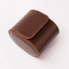 Luxury Single Presentation Watch Roll Case Storage Cover Organizer Dustproof Box