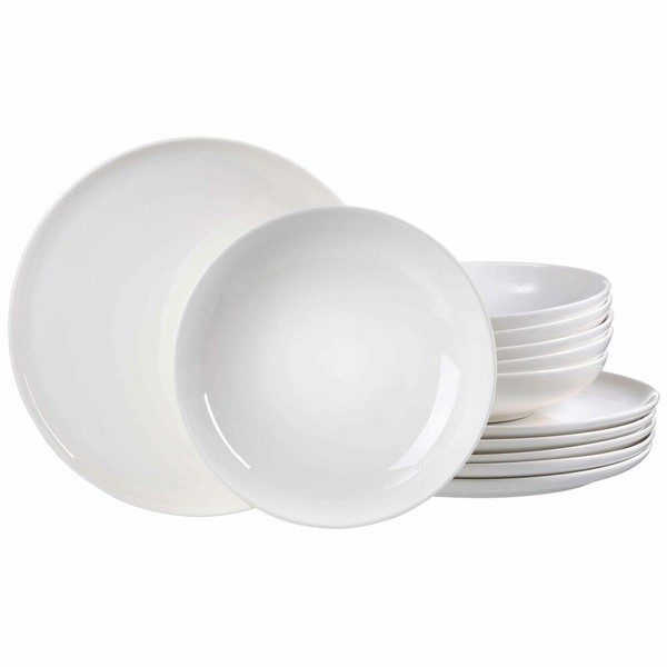 Ritzenhoff & Breker Tafelservice Skagen, 12-Tlg., Geschirr, Porzellan, Weiß-image