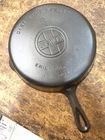 "Fully Restored" GRISWOLD #8 Cast Iron Skillet Pan Large Logo 704  Seasoned Flat