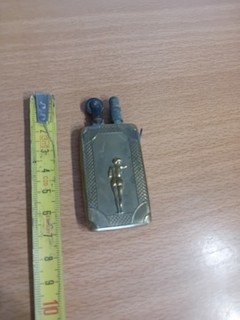 Objet De Tranchée Ww1 14 18 Briquet Gravé