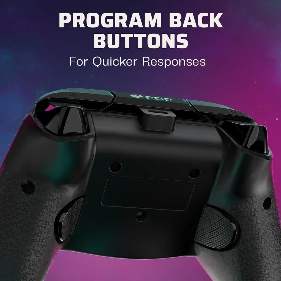 PDP Xbox REMATCH GLOW Wired controller - Space Dust - Image 2 of 4