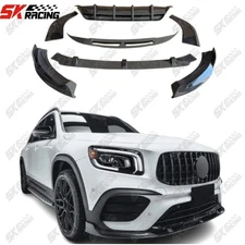 Front Rear Lip Bumper Spoiler Wing Bodykits For Benz GLB35AMG 2021+ Carbon Fiber