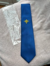 Bow 100 Years 1908-2008 Royal Blue Bus Commemorative Tie