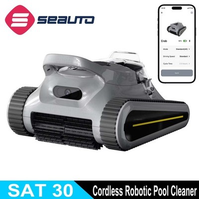 Seauto 2026 Robotic Pool Cleaner Cordless Pool Vacuum Cleaner Inground Pools
