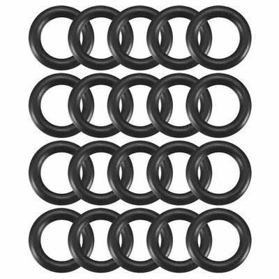20pcs black 9.5mm x 1.9mm heat resistance rubber O ring sealing ring KD #za