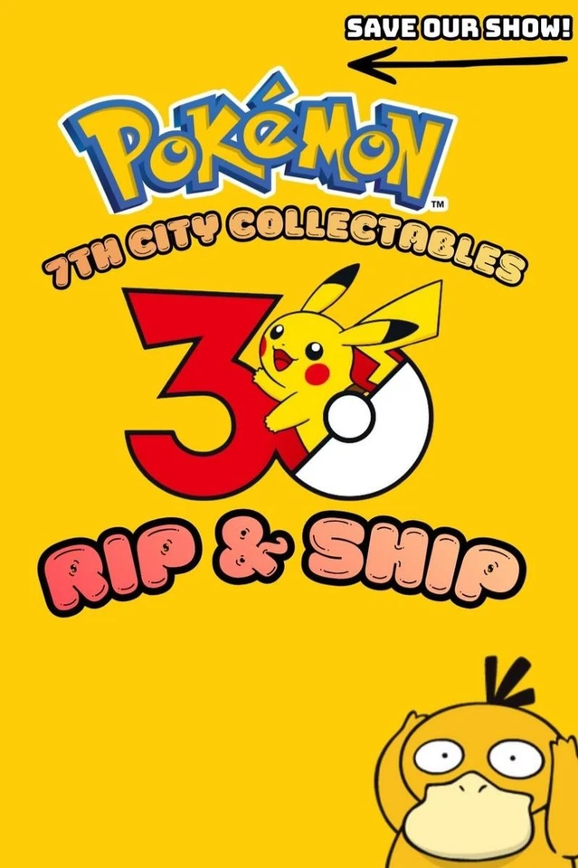 POKEMON 30th ANNIVERSARY RIP AND SHIP!! @Luke