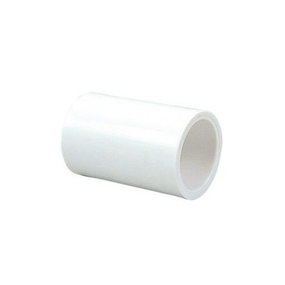 DURA 429-005 PVC Slip x Slip Coupling 1/2  White   Lot of 250   Free Shipping