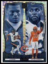 2024 Donruss #8 D.J. Moore / Jaylon Johnson Production Line Chicago Bears