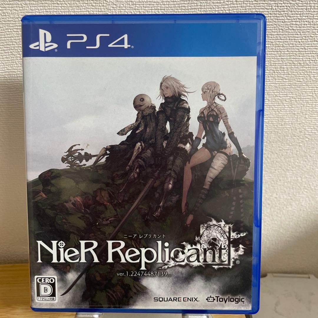 NieR Replicant ver 1.22474487139 Sony PS4 Tested OK Japan ver Used w/ Case