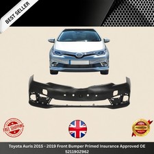 Toyota Auris 2015 - 2019 Front Bumper Primed Insurance Approved OE 521190Z962