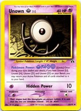 Unown [U] 51/75 Uncommon Neo Discovery Pokemon WOTC Unlimited Moderately Played on eBay