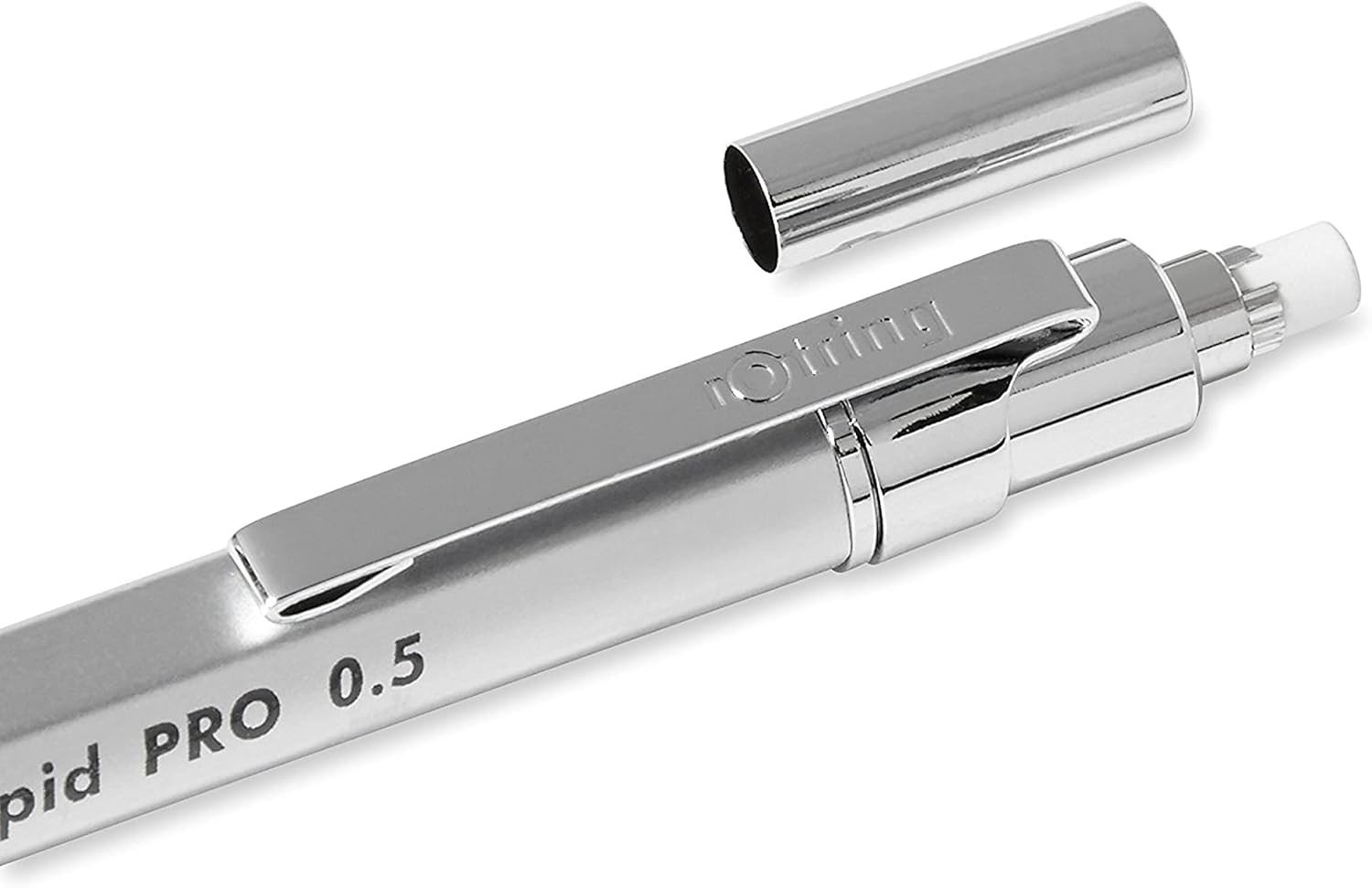 Rapid Pro Mechanical Pencil, 0.5 mm, Silver