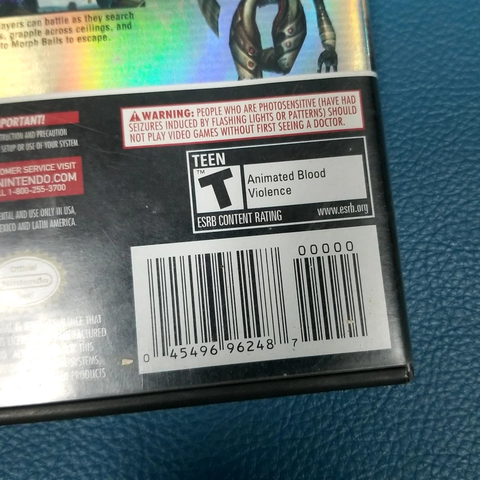 2004 Nintendo Gamecube Metroid Prime 2 Echoes CIB TESTED WORKS - Image 4 of 4