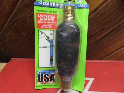 #ad Drain King 750 Pipe Cleaner Opener Un Clogs 3quot; 6quot; Mains or Sewer Lines $15.00