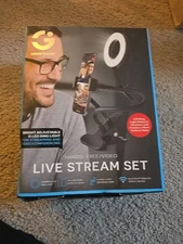 Smart Gear Live Stream Set Ring Light Black Video Photography Hands Free Mount