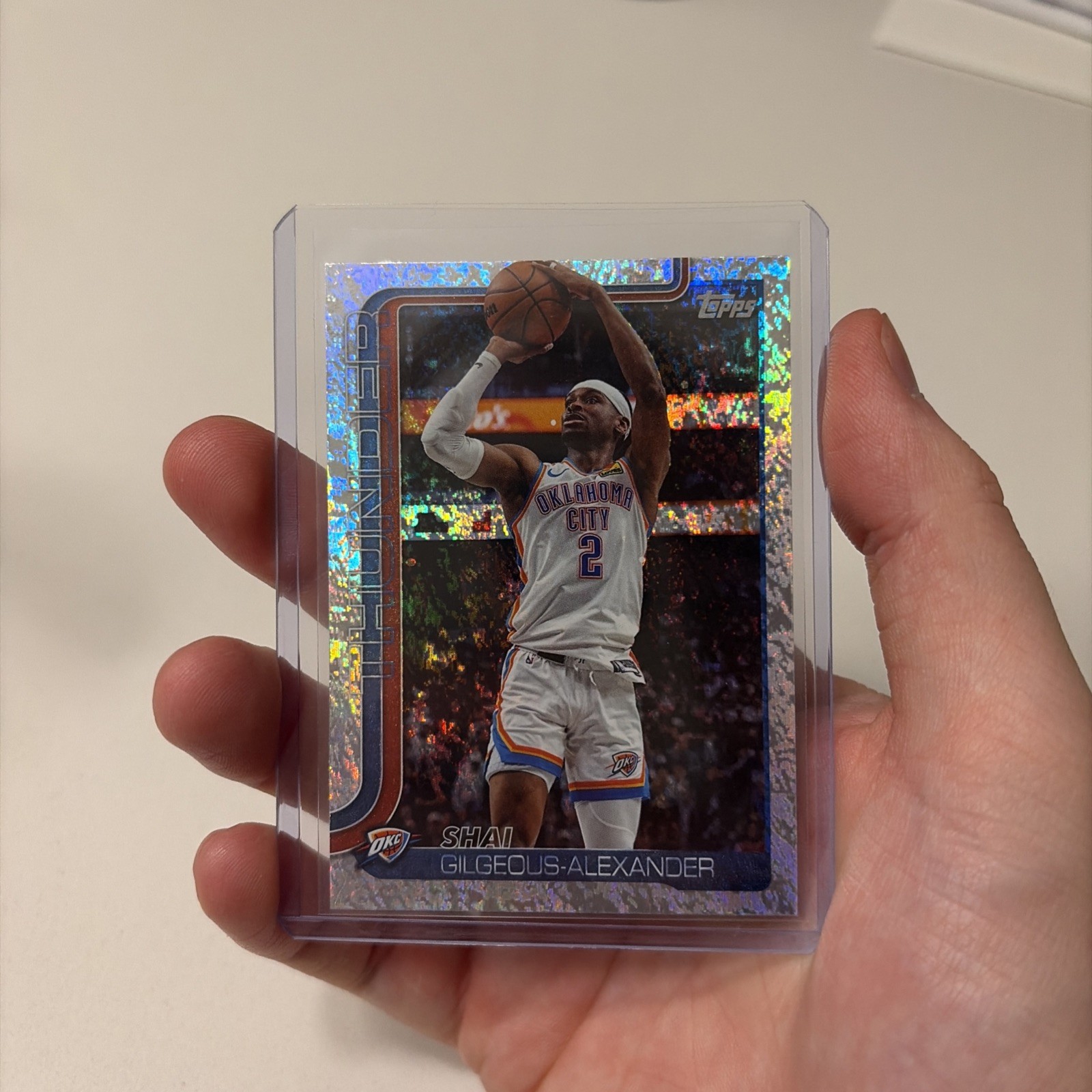 2025-26 Topps Basketball #115 Shai Gilgeous-Alexander Sandglitter