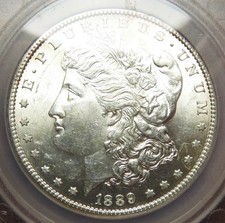 MS 64 Graded 1889 Year Morgan US Dollars (1878-1921) for sale | eBay