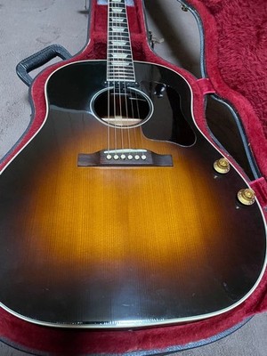 Acoustic Guitar Gibson 1964 J160E All Solid Wood Made in 1995 with