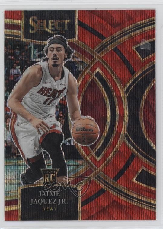 2023-24 Panini Select Premier Level Red Wave Prizm Jaime Jaquez Jr #102 16wc