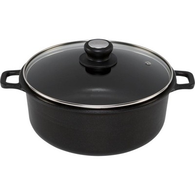 De Buyer Choc Extreme Bratentopf mit Glasdeckel 28cm induktion