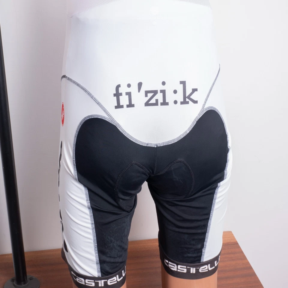 Culotte con tirantes de ciclismo Castelli para mujer blanco y negro talla XL - Rosso Corsa Foto 4 de 4