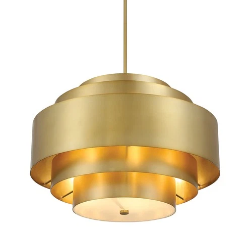 Minka Lavery 2535 Spyglass Terrace 5 Light 26"W Pendant - Brass - Picture 1 of 3