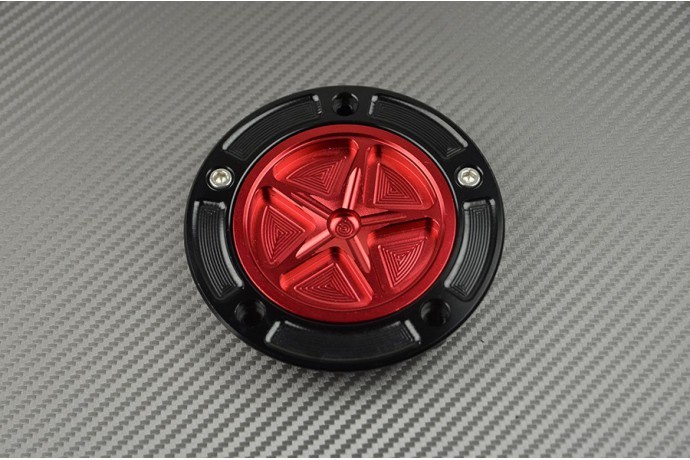 Bouchon de réservoir CNC rouge sans clé anodisé pour Suzuki GSXR 125 2017-2024