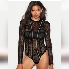 Victoria Secret lace bodysuit size medium EUC