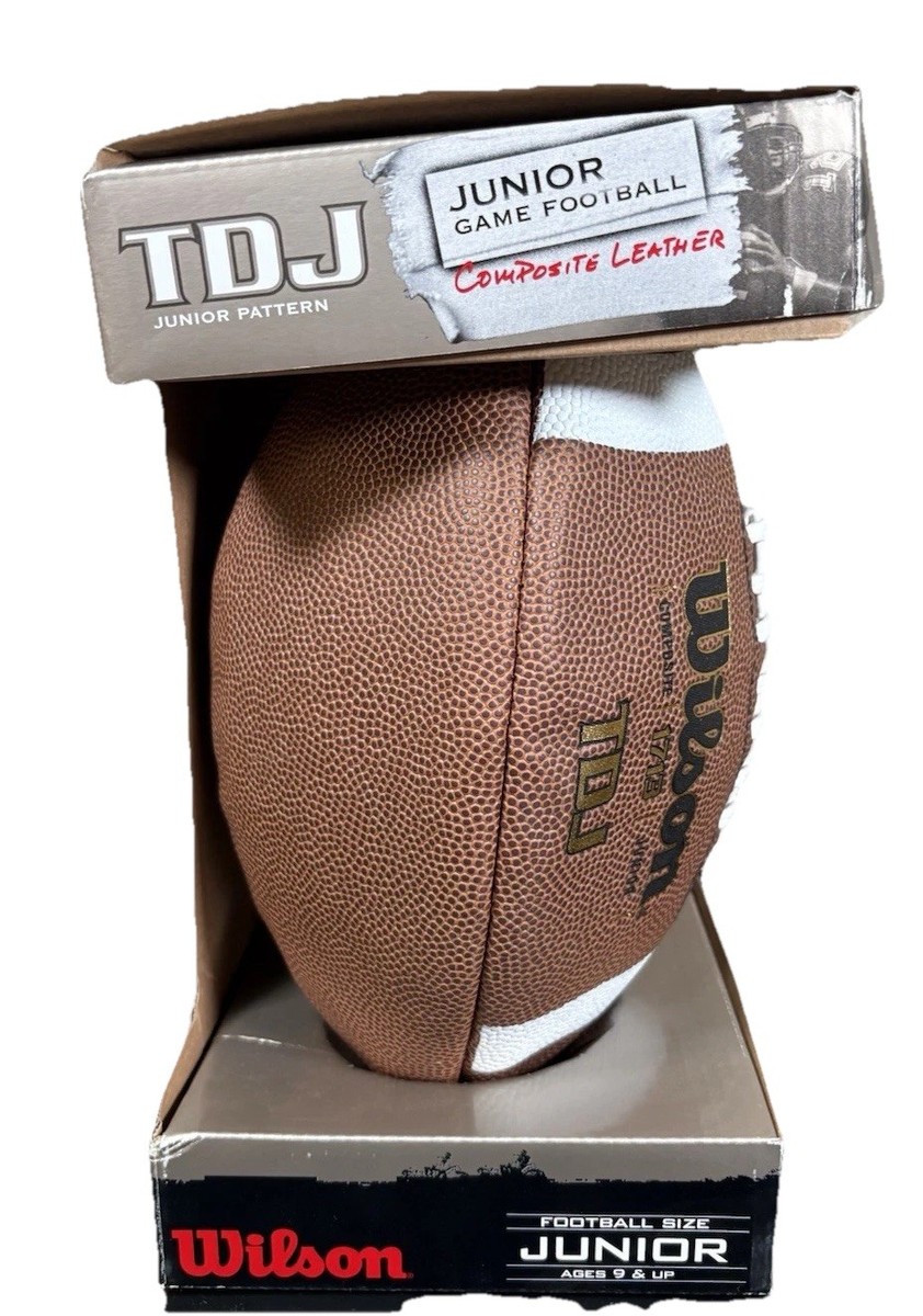 Wilson 1713 Composite Leather Game Football TDJ Size Junior