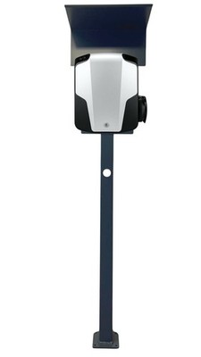 Ladesäule Standsäule Stele Standfuß für Wallbox ABL EMH1 mit Regenschutz