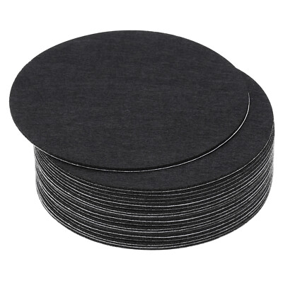 6 Zoll Durchmesser Lampensockel Filz, 2 mm Dicke Klebstofffilz, schwarz 20 Stck.