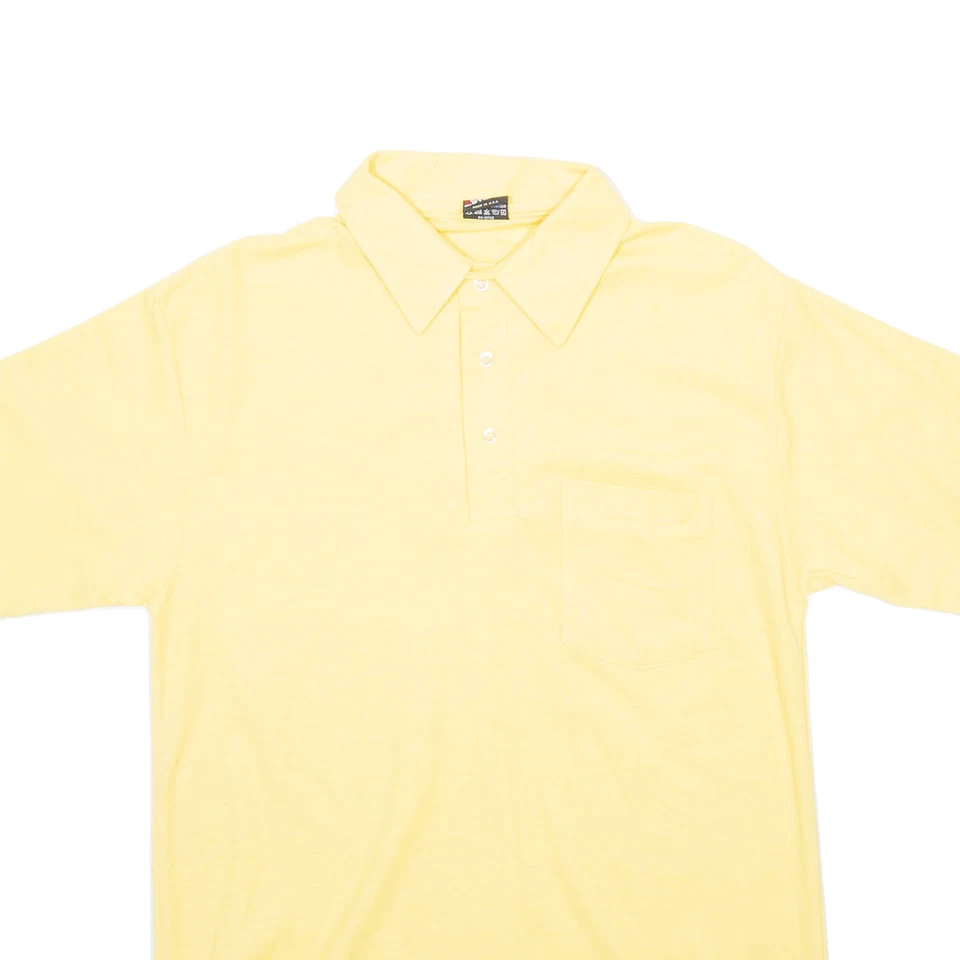 Camisa Polo SCREEN STARS Para Hombre Amarilla Manga Corta M Foto 2 de 4