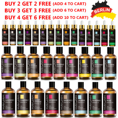 MAYJAM 10/30/100ml Reine Ätherisches Öl Natur Duftöl für Diffusor Luftbefeuchter
