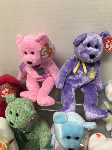 Set Of 11. Holiday Bennie Baby Bears. Great Set. !!!!!!!!!!! - Picture 10 of 12