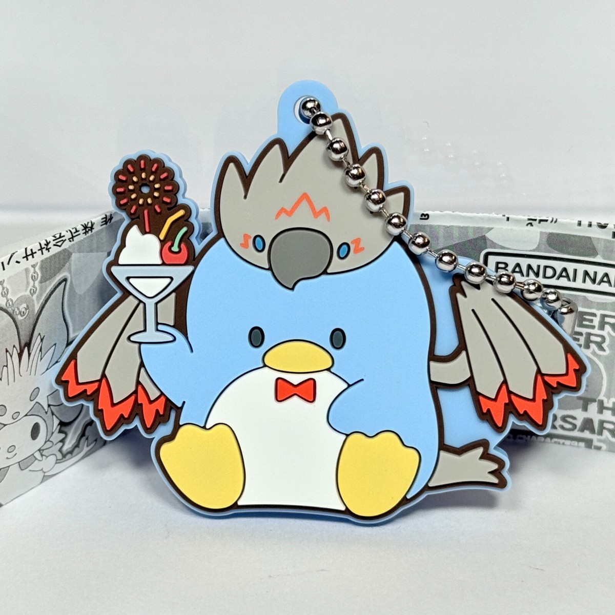 Valstrax Monster Hunter x Hello Kitty keychain charm! Tuxedo Sam