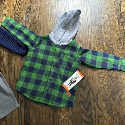 Buffalo David Bitton Toddlers Green Jacket Plus DKNY Set 2T