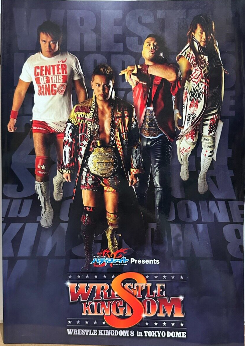 Okada 2014 NJPW Wrestle Kingdom 18 Program Nakamura Naito