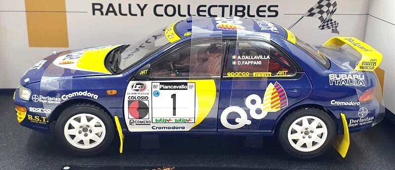 Sunstar 1/18 Scale Diecast 5514 Subaru Impreza 555 #1 D.Andrea Rally 1998 - Imagen 3 de 4