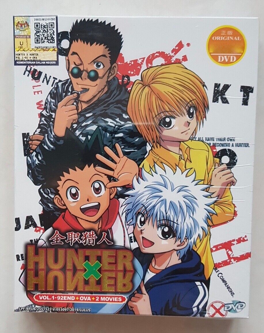 Anime DVD Hunter x Hunter COMPLETE Vol. 1-92 End + OVA + Movies ENG SUB  Region 0