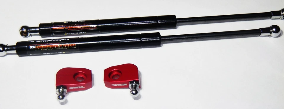 Mitsubishi Starion Conquest Hood Strut Kit Hood Prop Elimination- by Motocam - Image 3 of 4