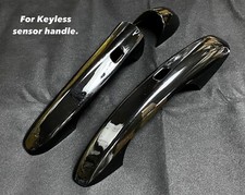 LHD Painted Gloss Black Door Keyless Handle Cover Fits 15-22 C205 C300 C63 Coupe